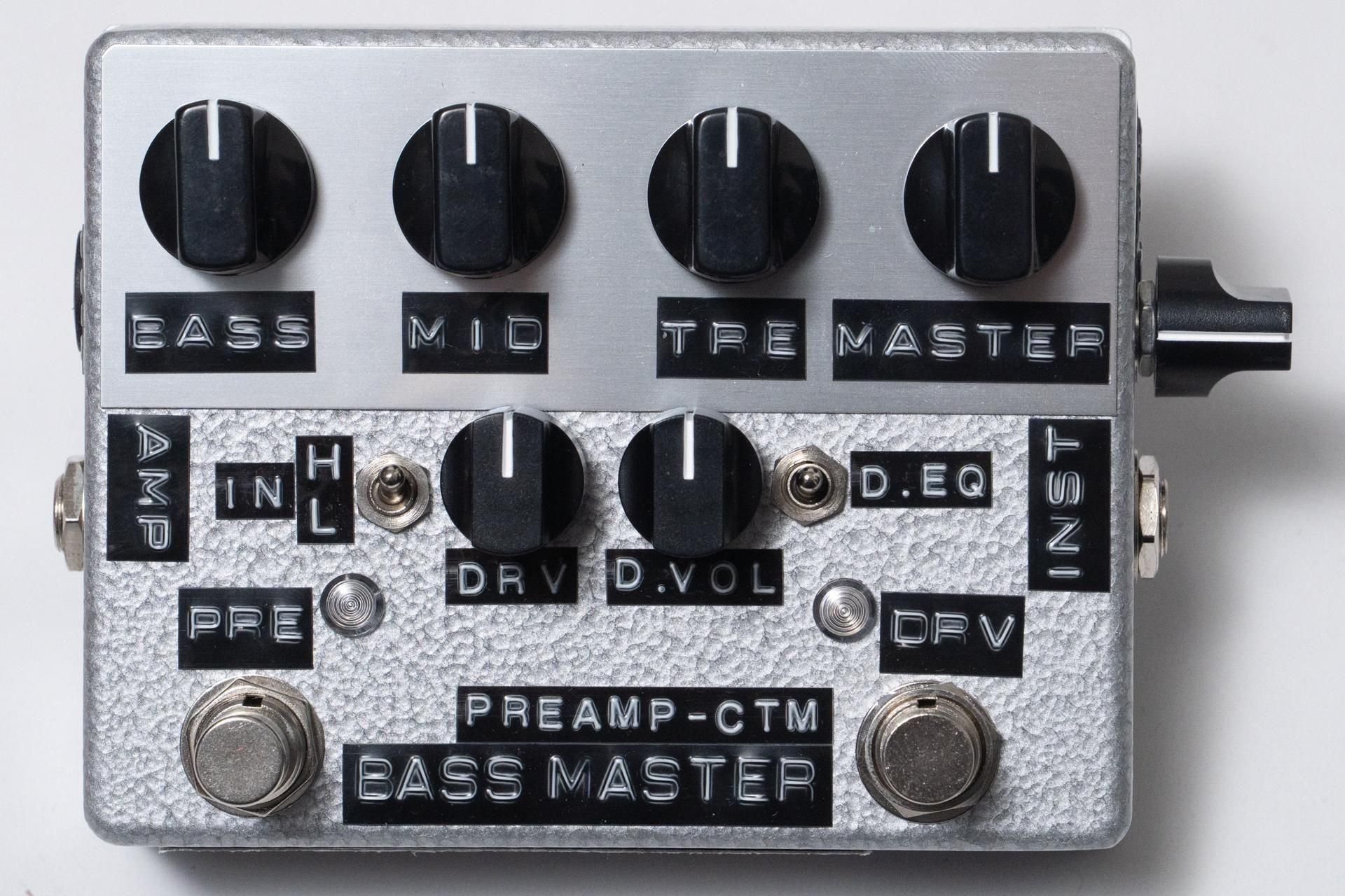 used】Shin's Music / Bass Master Preamp-Custom Silver Hammer【GIB