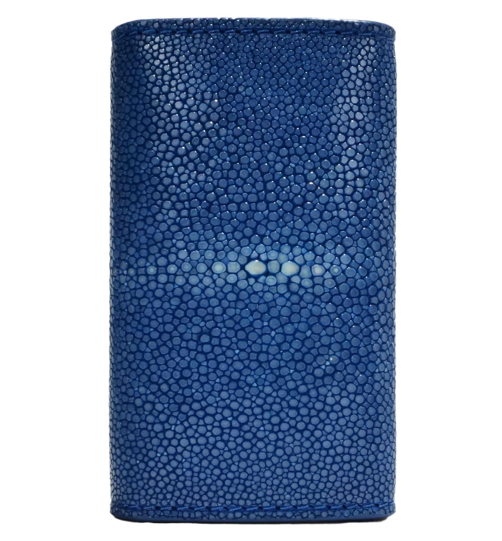 ガルーシャ キーケース ポリッシュ ブルー - BAHARI -