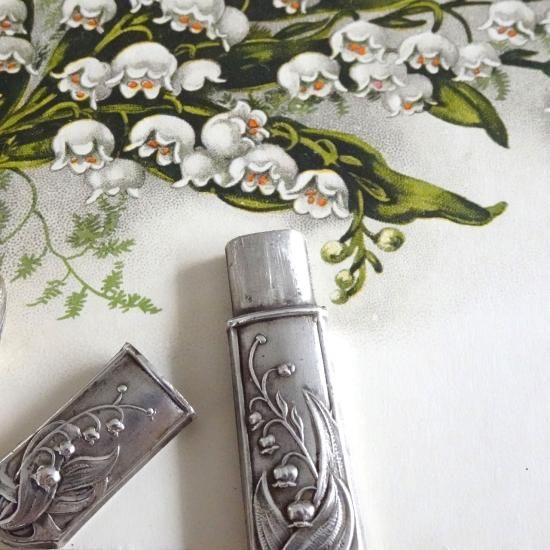 すずらん ニードルケース アンティーク | フランス すずらんモチーフ