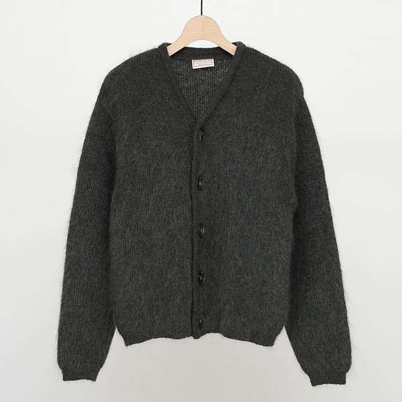 KOOKY ZOO】JUVENILE MOHAIR CARDIGAN KHAKI - THIRTY' THIRTY' STORE