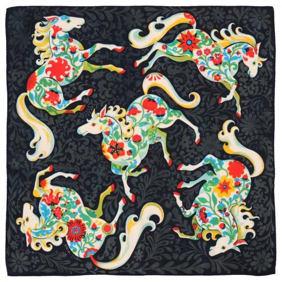 花駆ける - swimmie ハンカチ | OLD-FASHIONED STORE