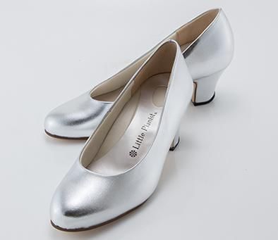 ピアニスト用 数量限定 ヒール高5cm（シルバー）婦人用（22.0～25.0cm
