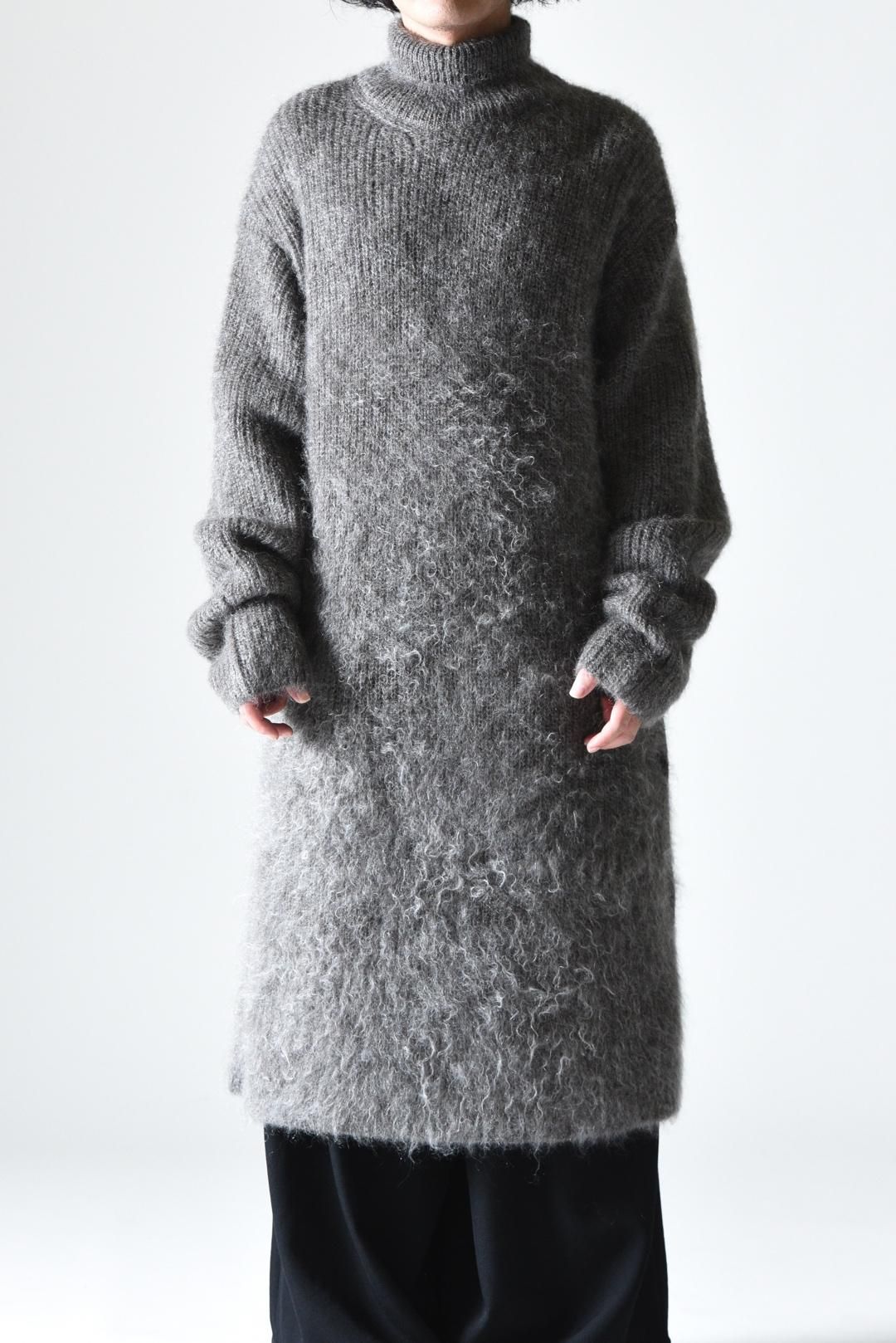 Yohji Yamamoto POUR HOMME モヘア×アルパカ×ウールタートルロング