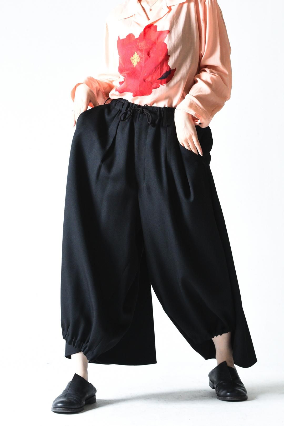 Yohji Yamamoto POUR HOMME アーミーウールギャバジンカラスパンツ