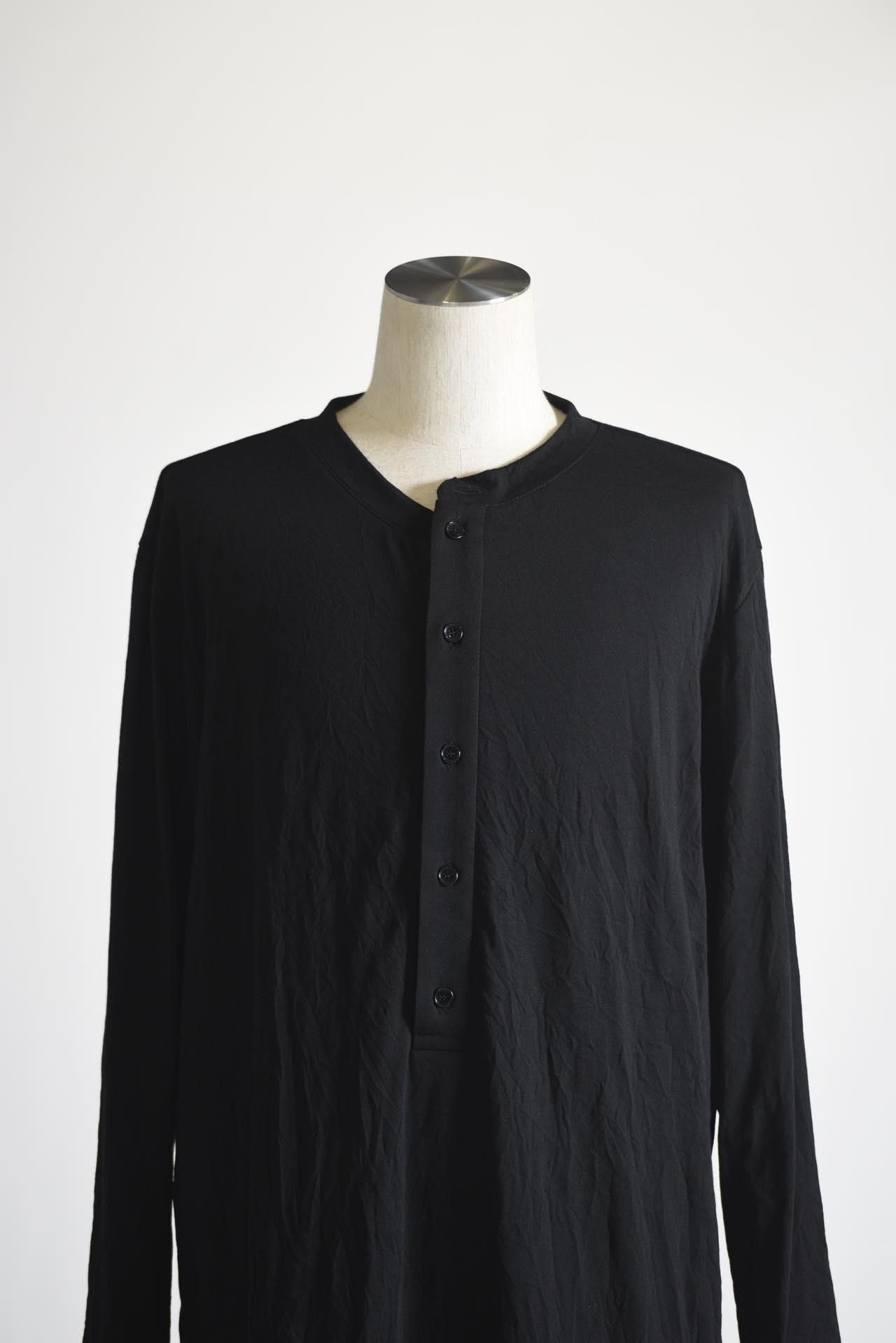 Ground Y シワ加工ヘンリーネックLSロングカットソー - Ka na ta,Yohji