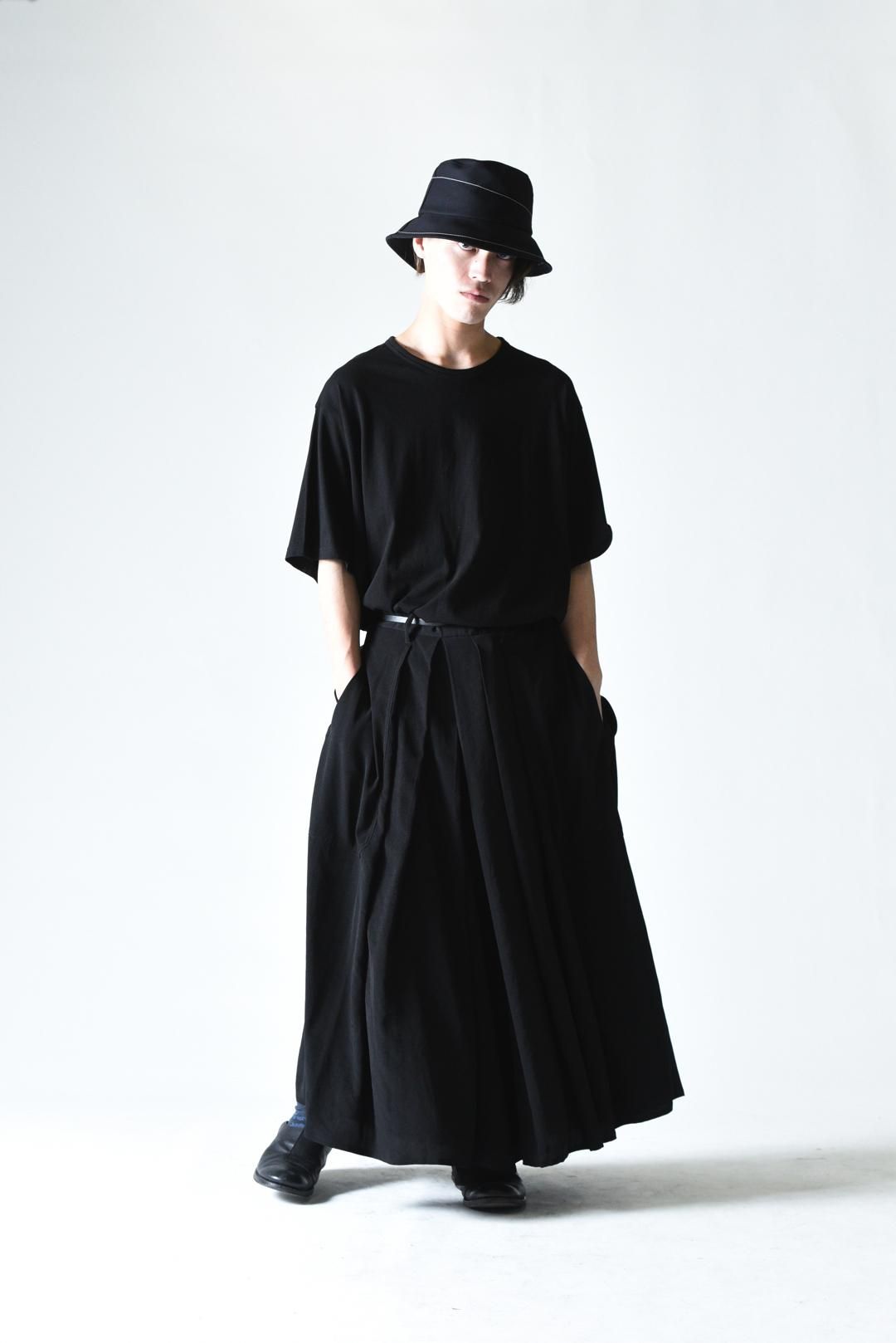 Yohji Yamamoto POUR HOMME トリアセテートタキシードクロス袴パンツ