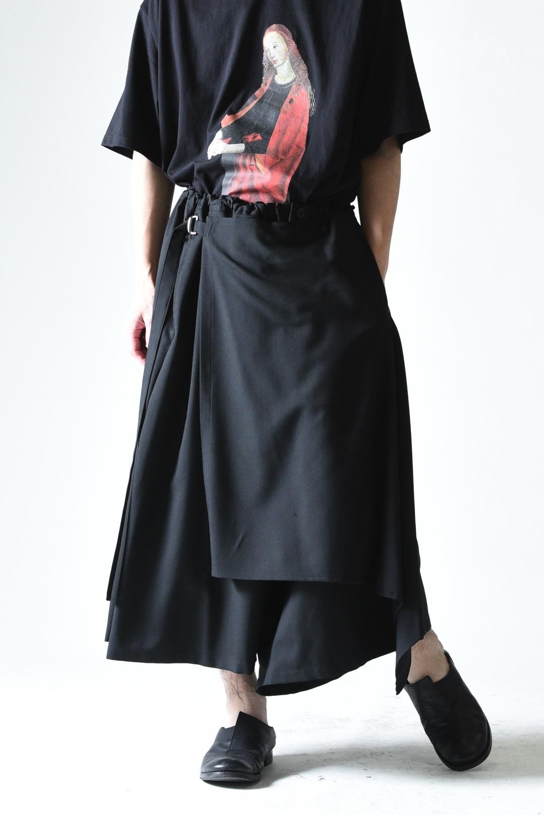 Ground Y ポリウールギャバジンラップパンツ - Ka na ta,Yohji