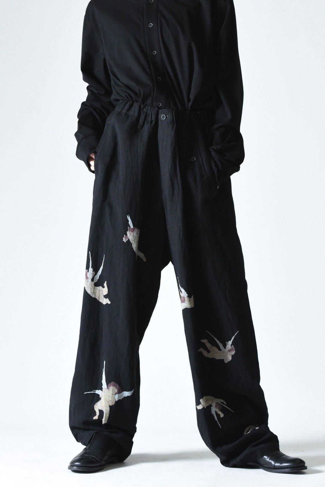 Yohji Yamamoto POUR HOMME 天使柄パンツ - Ka na ta,Yohji Yamamoto