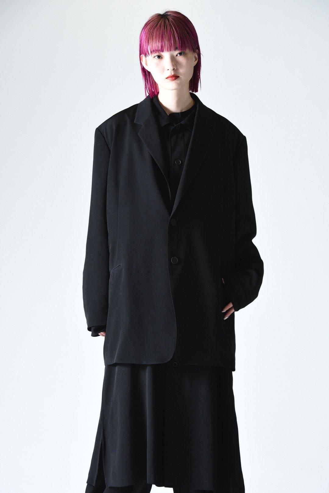 Yohji Yamamoto POUR HOMME トリアセテートタキシードクロスジャケット