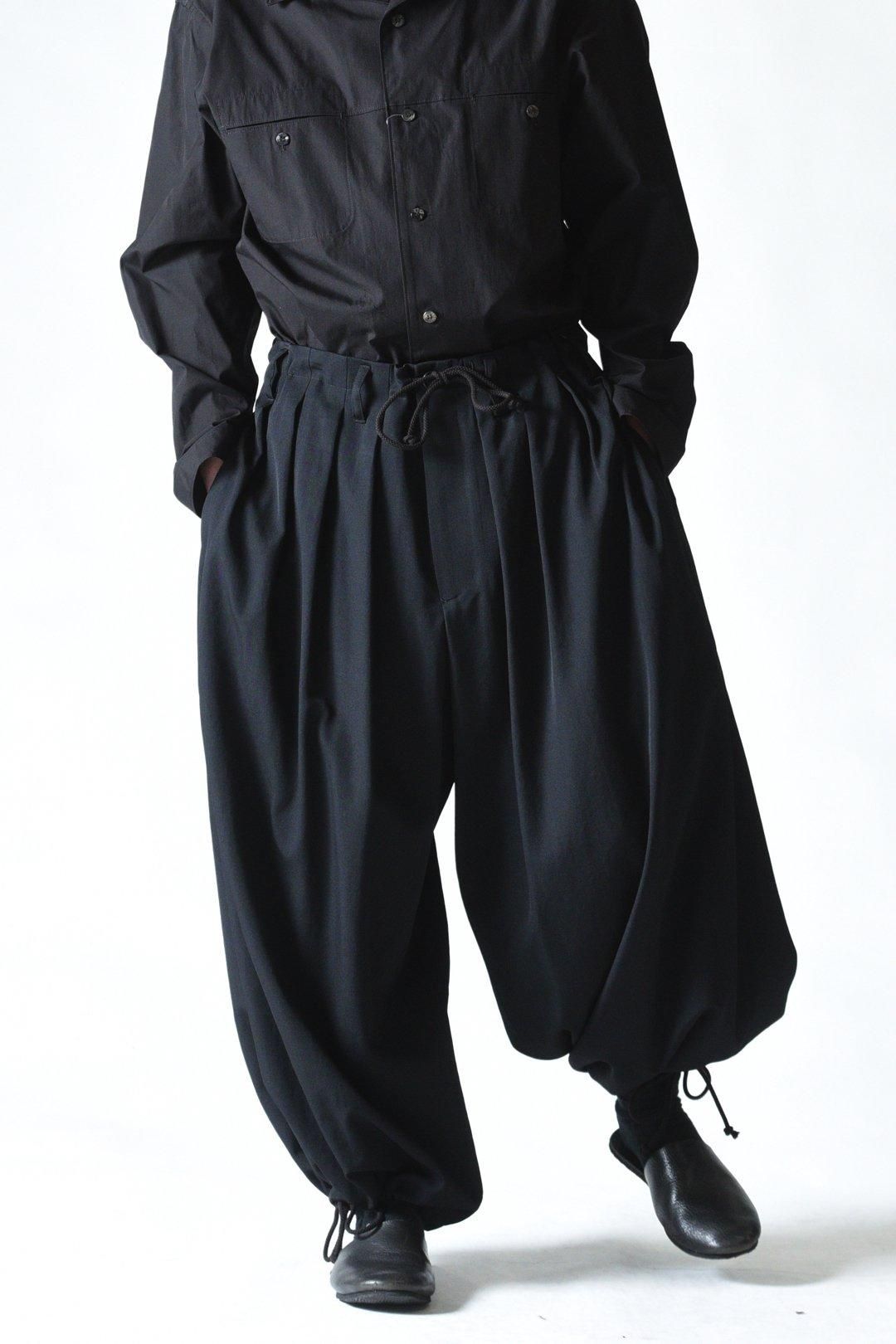 Yohji Yamamoto POUR HOMME ウールギャバジンスタンダードバルーン