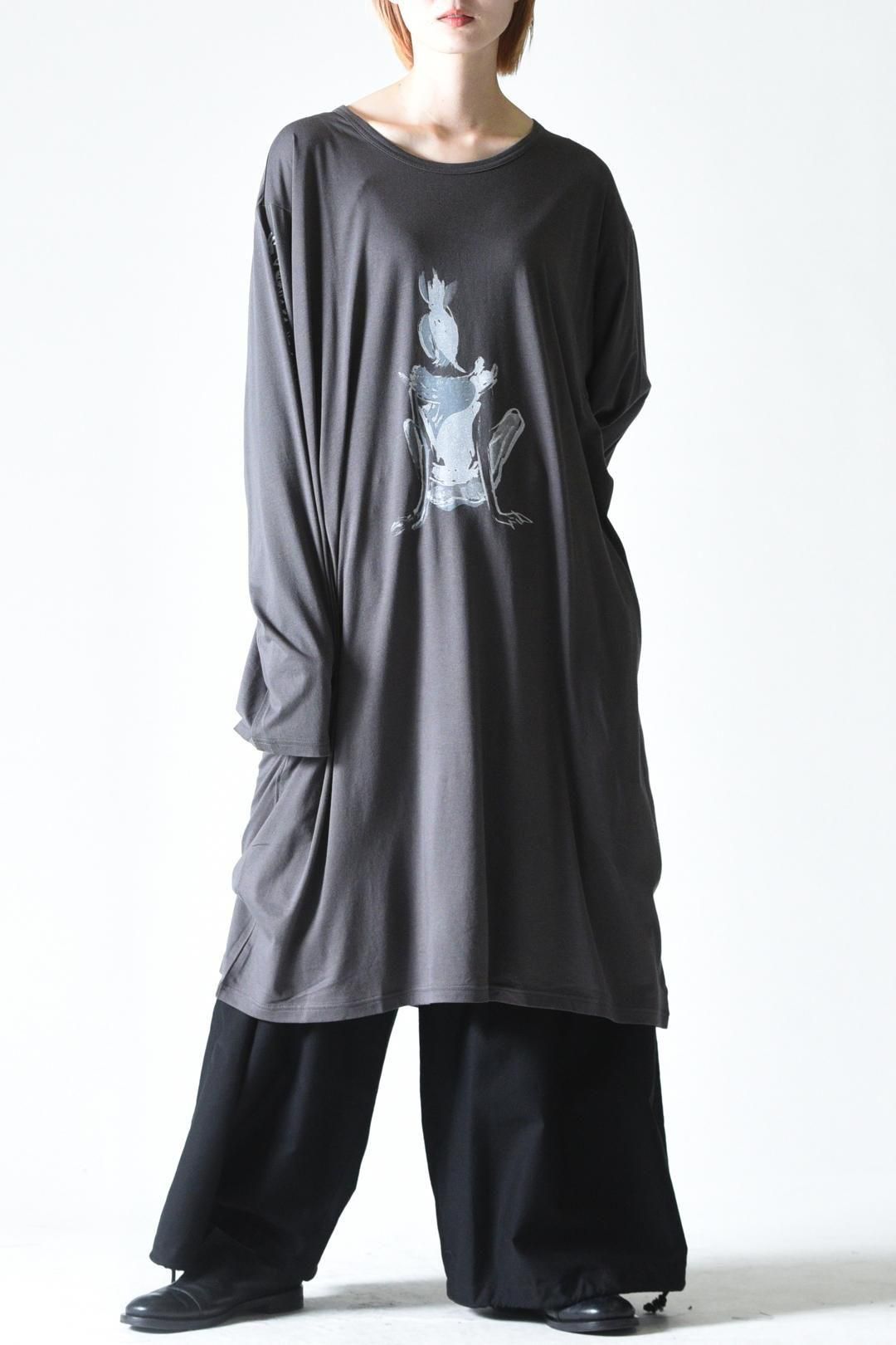 Yohji Yamamoto POUR HOMME デッサンプリントBIGロングスリーブ - Ka