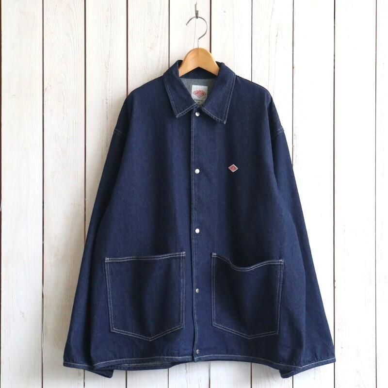 DANTON デニムカバーオールシャツ | DT-B0400DNS - DANTON,ジム