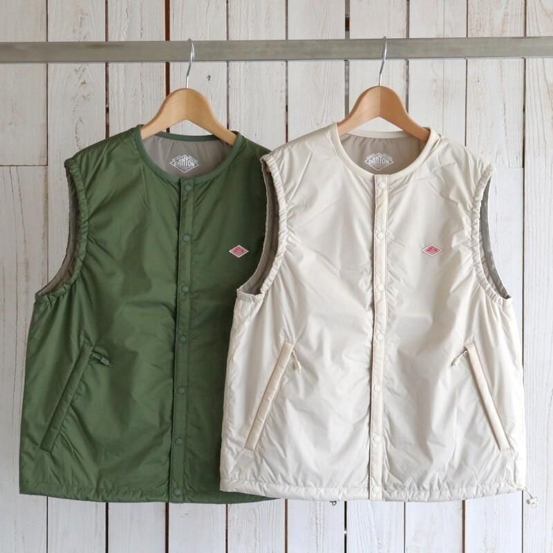 DANTON|フリースカラーレスベスト - DANTON,ジムフレックス,BLUE BLUE