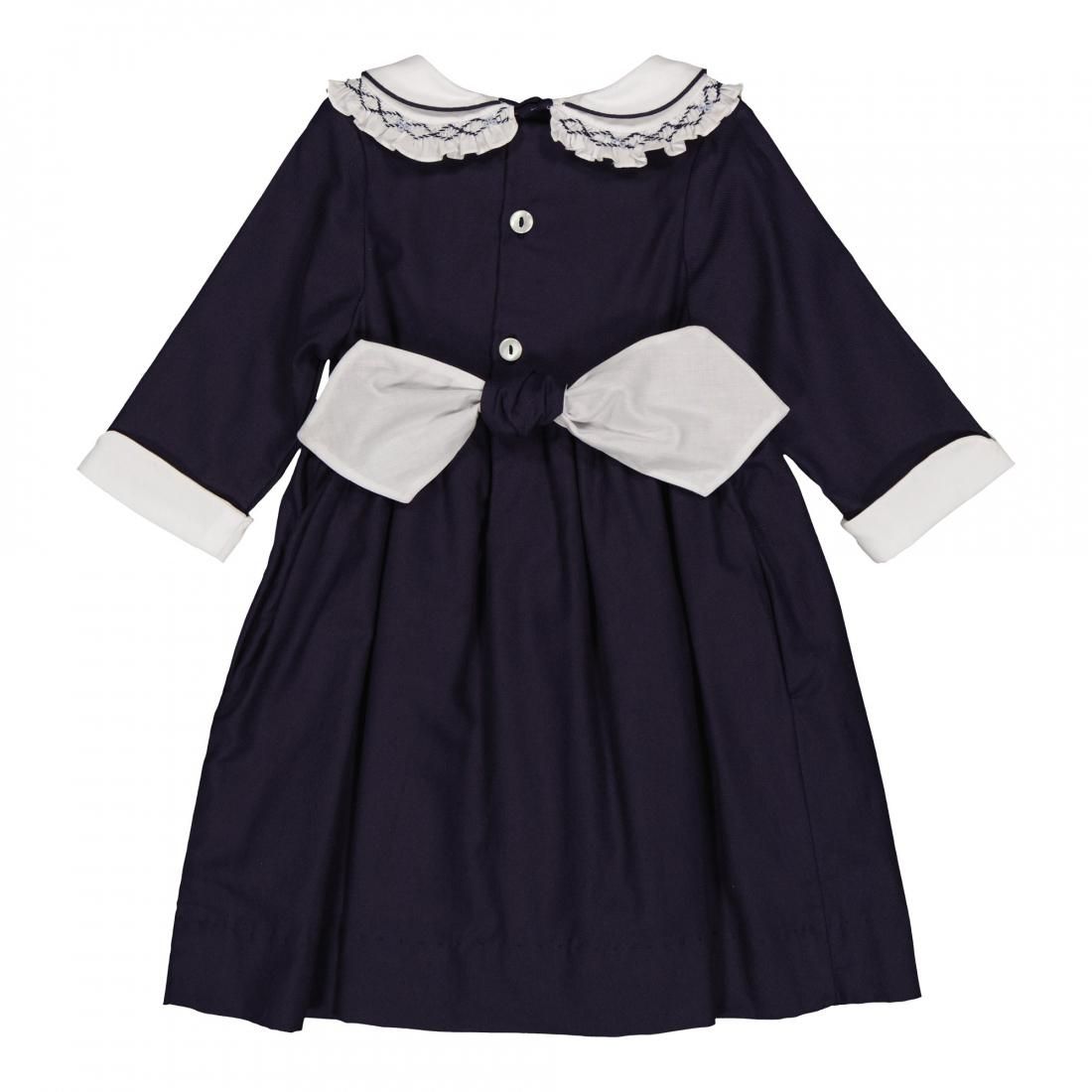 Kidiwi ネイビー オーガニックドレス | 卒園式お受験におすすめ - 一針