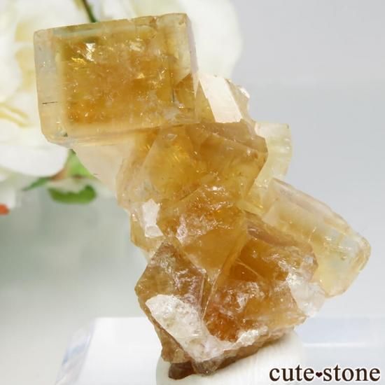 アメリカ オハイオ州産 フローライト＆セレスタイトの原石 17.6g