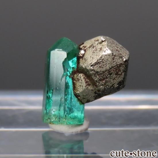 コロンビア Chivor Mine産 エメラルド＆パイライトの母岩付き原石 No