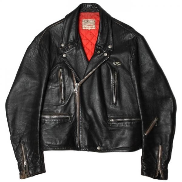 1970年代 ルイスレザーズ ライトニング ブラック サイズ42 LEWIS