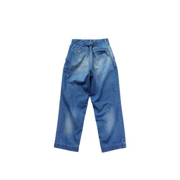 Denim work trousers（Used wash) - H.UNIT