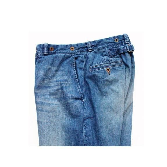 Denim work trousers（Used wash) - H.UNIT