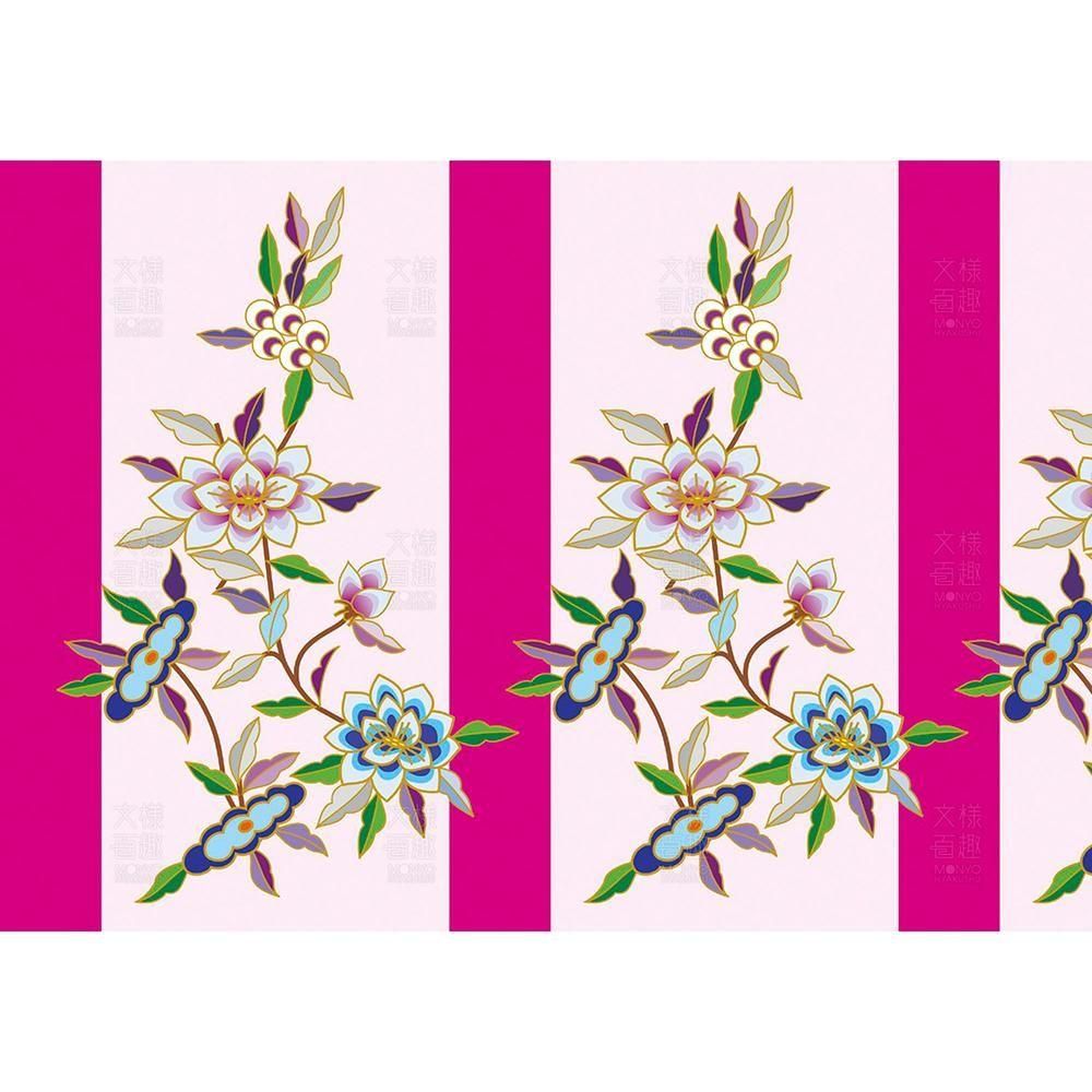 韓国（チマチョゴリ礼服の刺繍柄） - 伝統文様のデザイン素材なら