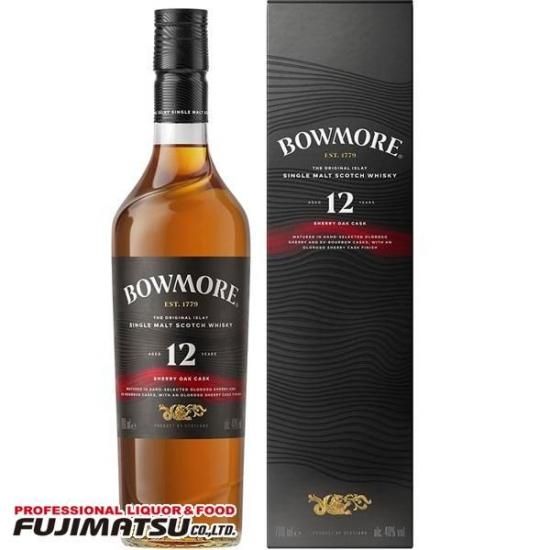 ボウモア シェリー 12年 700ml BOWMORE - 京都の業務用酒販ふじまつ