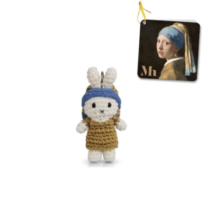 ミッフィー あみぐるみキーホルダー 「真珠の耳飾りの少女