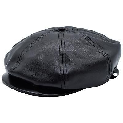 カンゴール KANGOL ハンチング フェイク レザー キャップ FAUX LEATHER