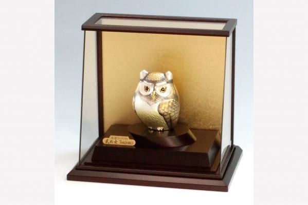 純銀 ふくろう 2号 スロープケース - TAKEHIKO - 武比古 - 日本の伝統