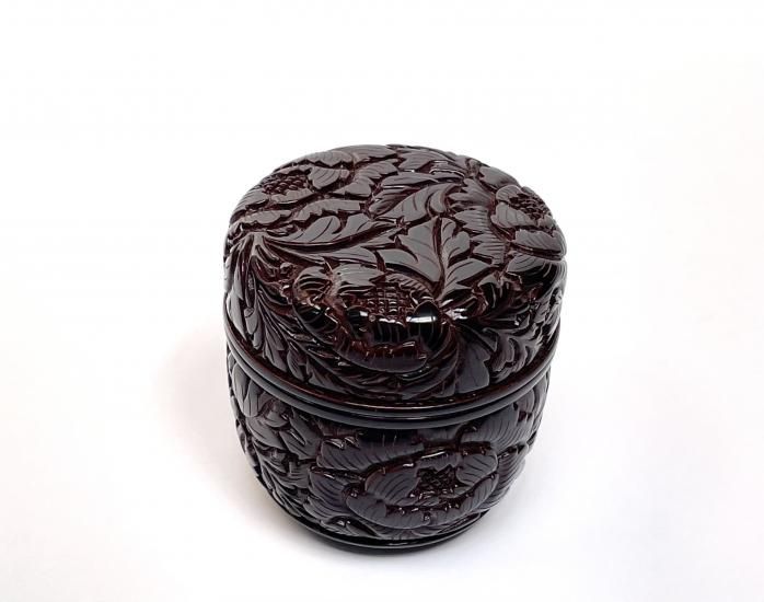 村上木彫堆朱 棗 （朱溜塗）