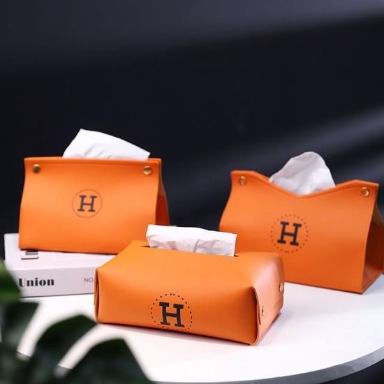 エルメス☆HERMES ティッシュケース ティッシュ箱 日用品 アクセサリー