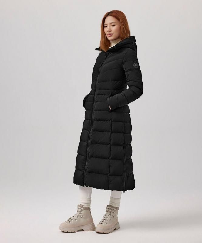 CANADA GOOSE] カナダグース Clair Long Coat Black Label 2330WB(BLACK)