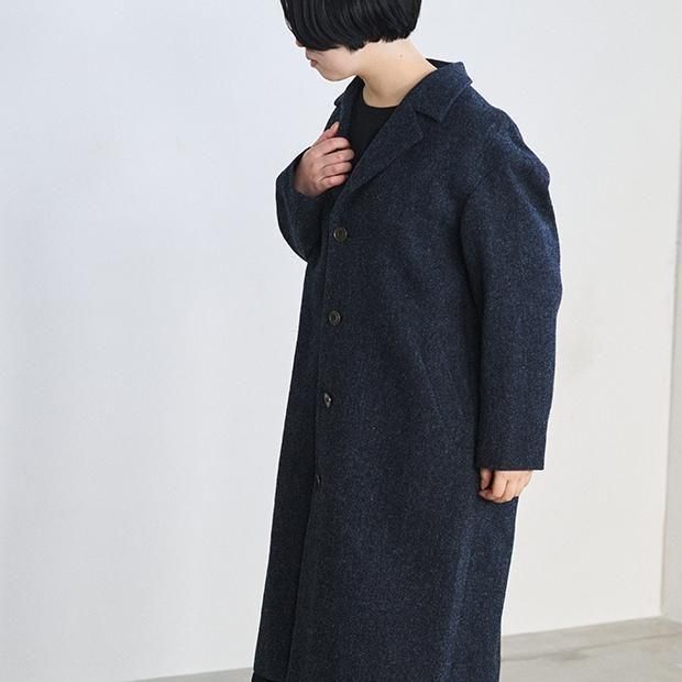 MOON社製 tweed coat | ロングコート - Ense Online Shop