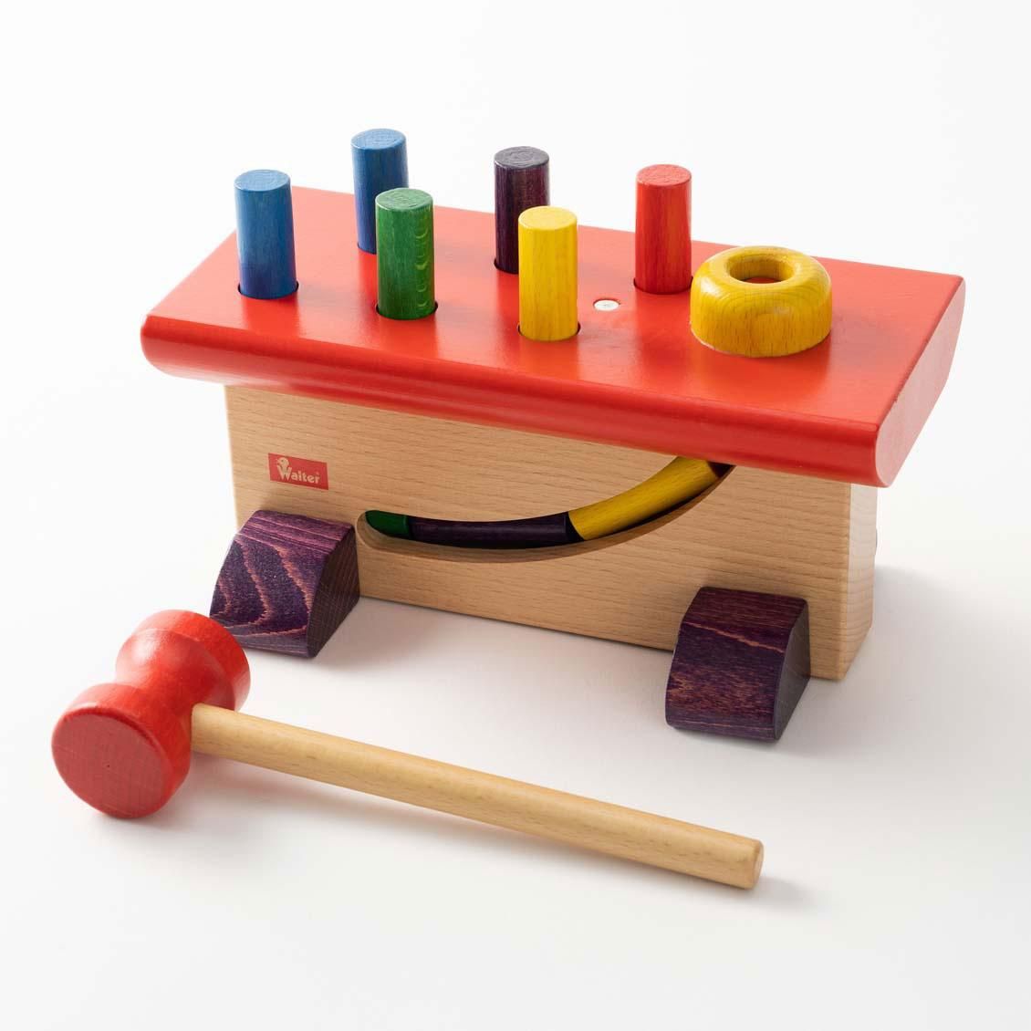 2歳-］大工さん〈ハンマートイ〉NIC｜1歳のおもちゃ・知育玩具通販