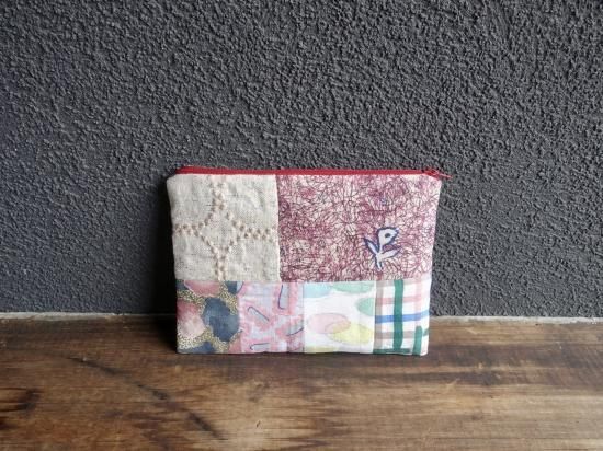 mina perhonen（ミナペルホネン）パッチワーク（ピンク・ベージュ系