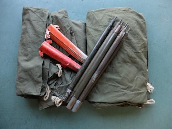 米軍軍幕 パップテント,シェルターハーフ 実物極上品