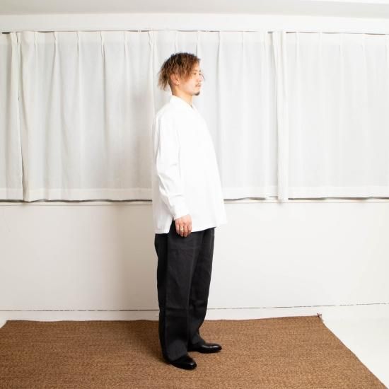 SOWBOW ソウボウ 「蒼氓シャツ / A（W）ONE PIECE COLLAR WIDE