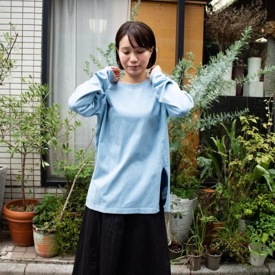 MEYAME メヤメ 「SLIT LONG SLEEVE TEE」 - WEEKENDER SHOP ANDEL