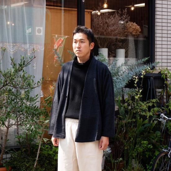 MITTAN ミッタン 「スーパー120'sウール裏毛カーディガン T-31