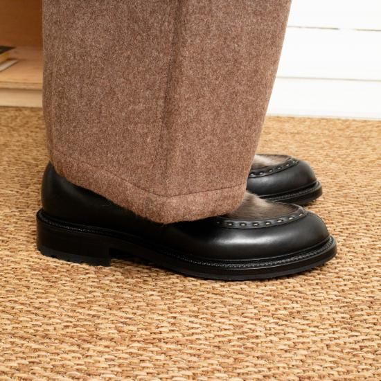 MITTAN ミッタン 「ウールブランケットワイドパンツ PT-97