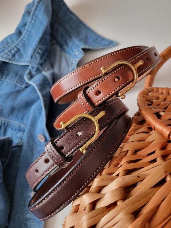TORY LEATHER(トリーレザー) EQUESTRIAN INSPIRED BELT MADE IN USA