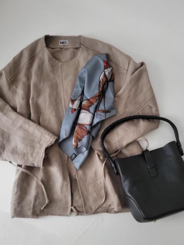 maison de soil（メゾンドソイル）ワンハンドルバッグ GRAINED LEATHER