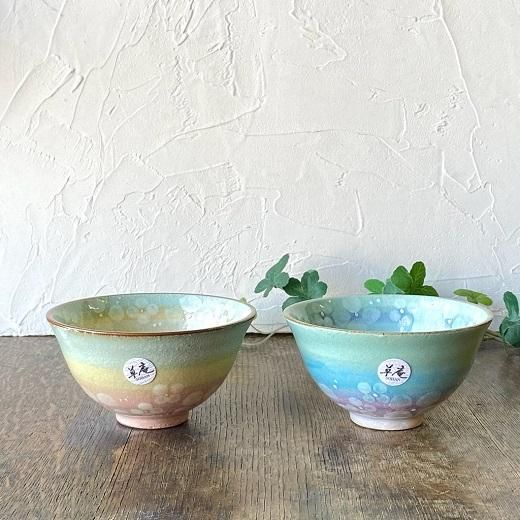 小花グラデーション飯碗 | 柔らかな色合いが心を明るくする毎日使いの