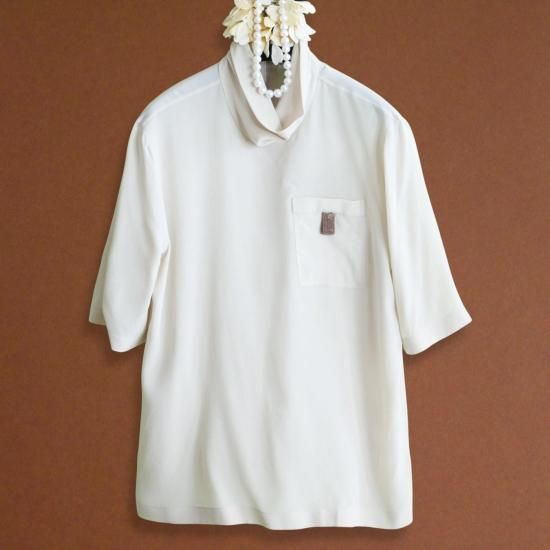 ブルネロクチネリ|シルクハーフスリーブブラウス - La Natura