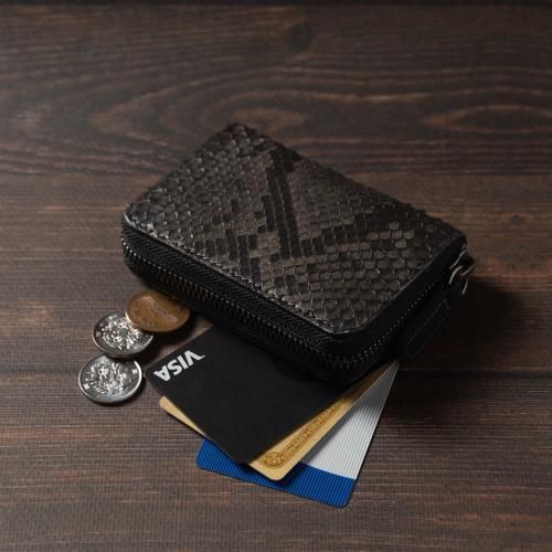 限定】パイソンレザー蛇腹型カードケース - HIS-FACTORYオンラインストア