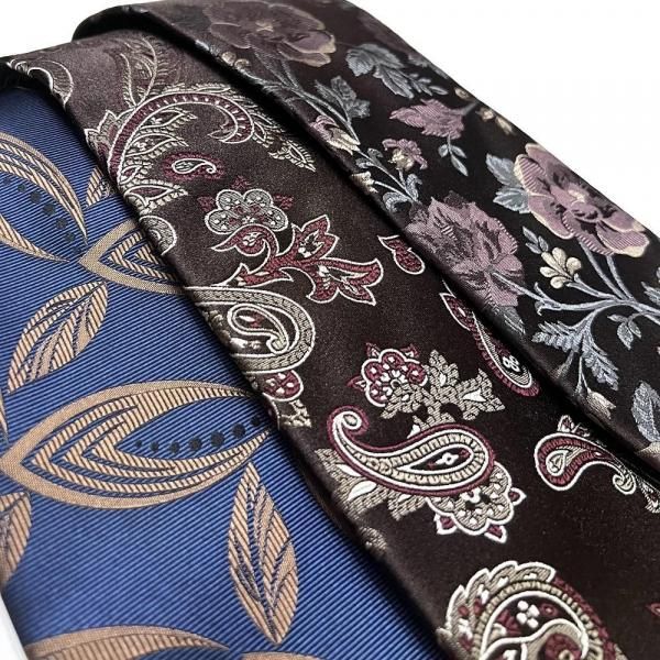 Holliday & Brown ネクタイ | ブラウン ペイズリー - Del Fiore Online