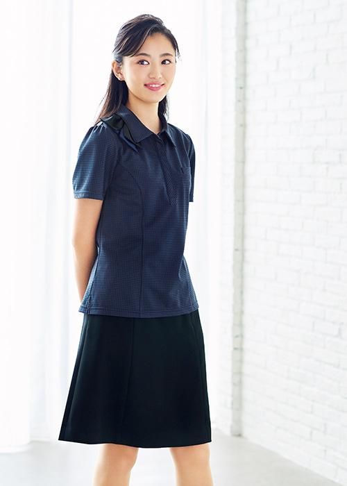 AS2320(ボンマックス)BONOFFICE スカート仕事向き黒 紺 ｜事務服