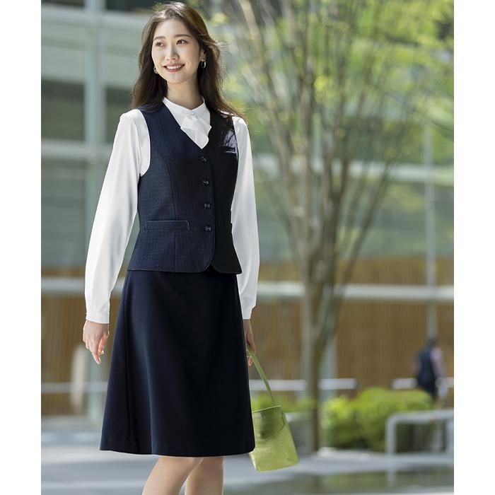 S-12190（セロリー）Selery スカート 後ろウエストゴム しごと服｜事務服