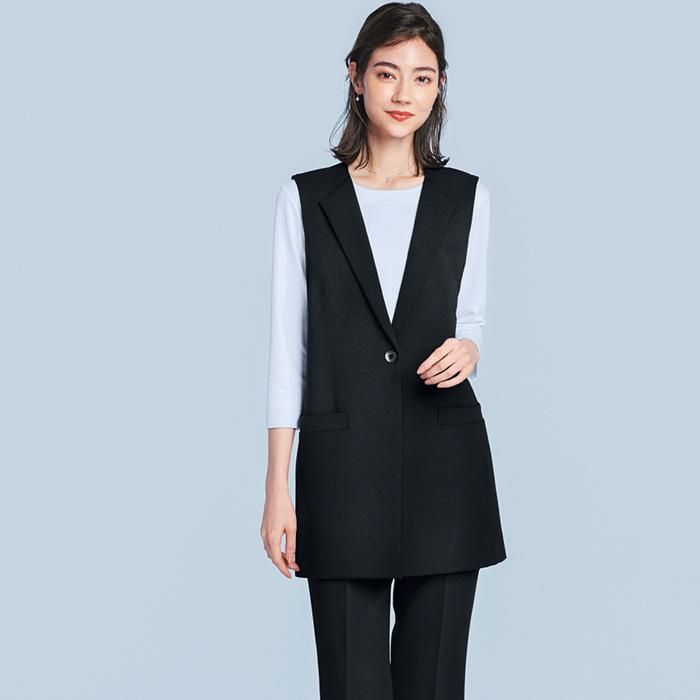 BCO5113 (ボンマックス) BONCIERGE ベスト ストレッチ 洗える 医療事務