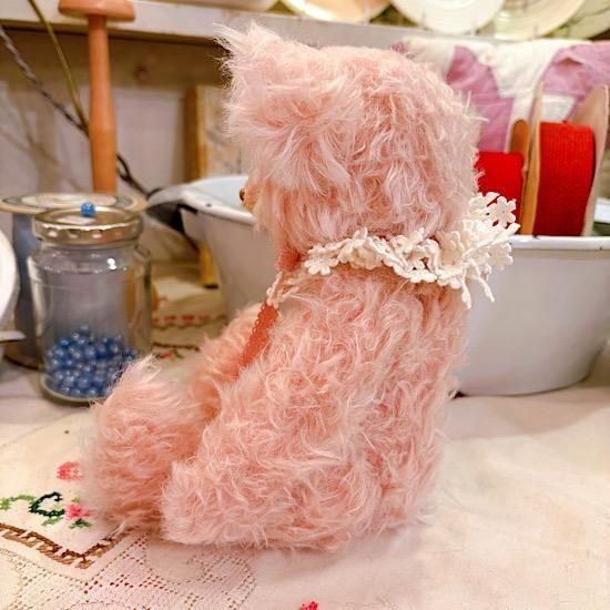 まつもとようこさんの作品 ＊ ピンク×ピンクの華やかなベアちゃん