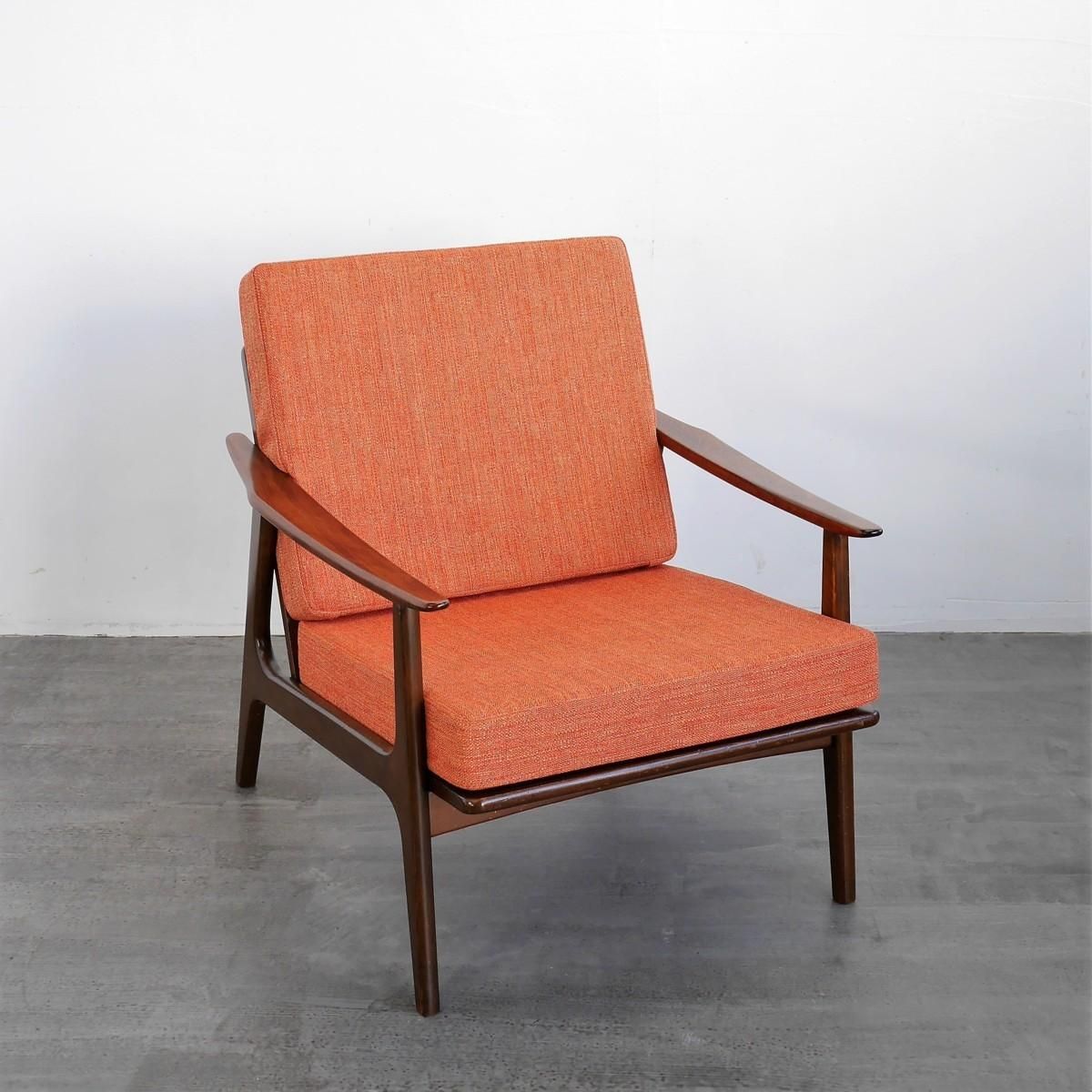 アメリカ ヴィンテージ シングルソファー ミッドセンチュリー リメイク